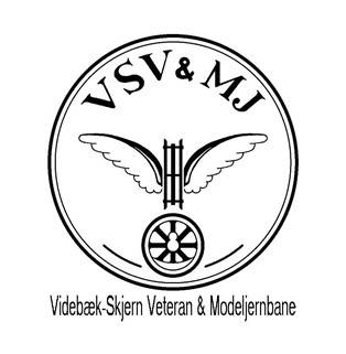 Logo for Videbæk-Skjern Veteran- og Modeljernbane VSV&MJ
